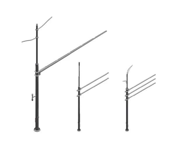 Poste ng Inbrit solar street light na ipinagbibili