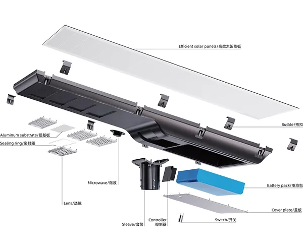 Owl all-in-one solar street light na ibinebenta